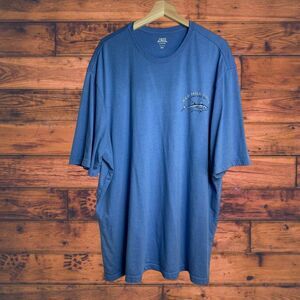 IZOD Saltwater Blue Fishing T-Shirt 2XL Tall